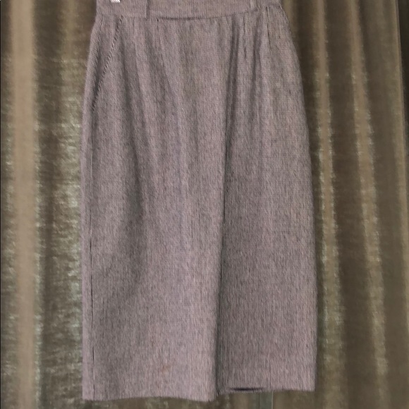 Black Velvet and Herringbone Evan Picone Suit - Picture 3 of 4